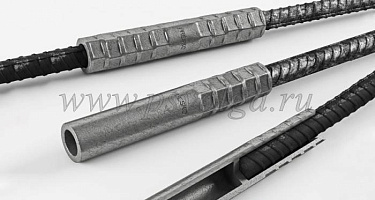 Стандартная обжимная муфта PRESKO для соединения арматуры Ø 32 мм