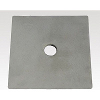 Плата 10x120x120, d=22 мм